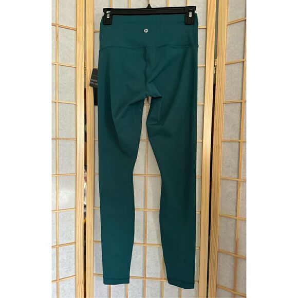 90 DEGREE BY REFLEX NWT women’s teal colored high rise athletic leggings in shad - Picture 2 of 7